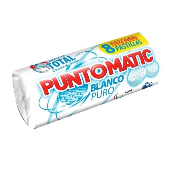Puntomatic detergente Blanco Puro 8 pastillas