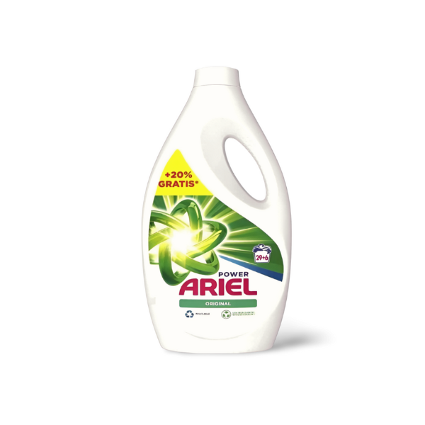 Ariel detergente Original 29+6 dosis