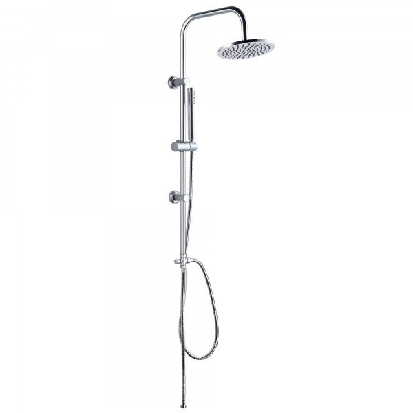 Barra de Ducha Redonda Artic Oceanic con Rociador | Diseño Moderno y Funcional | Merkamas