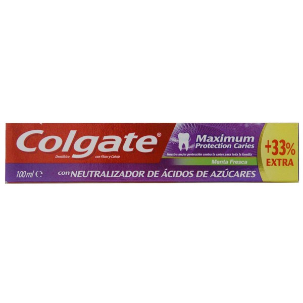 Colgate maximun dentífrico menta fresca + 33% extra 75ml