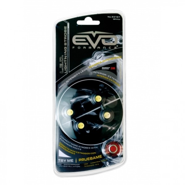 Kit 4 Estrobos LED EVO Formance | Máxima Visibilidad y Seguridad Vial | Merkamas