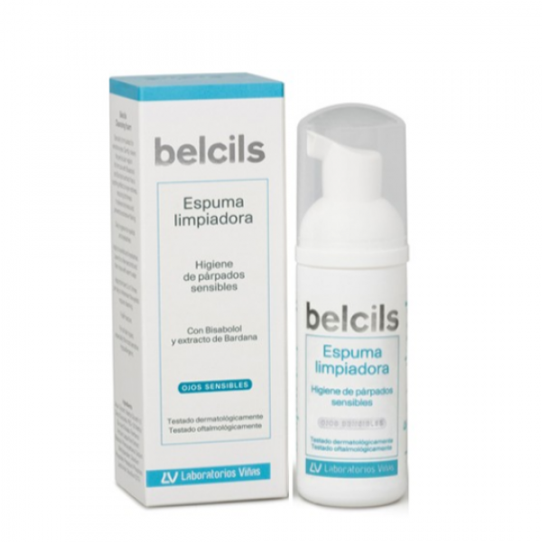 Espuma Limpiadora Ojos Sensibles Belcils 50 ml | Alivio y Protección para Párpados Irritados | Merkamas
