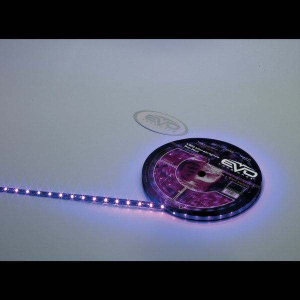 Tira LED Violeta 5M Impermeable EVO Formance IP67 | Iluminación Ambiental Profesional | Merkamas