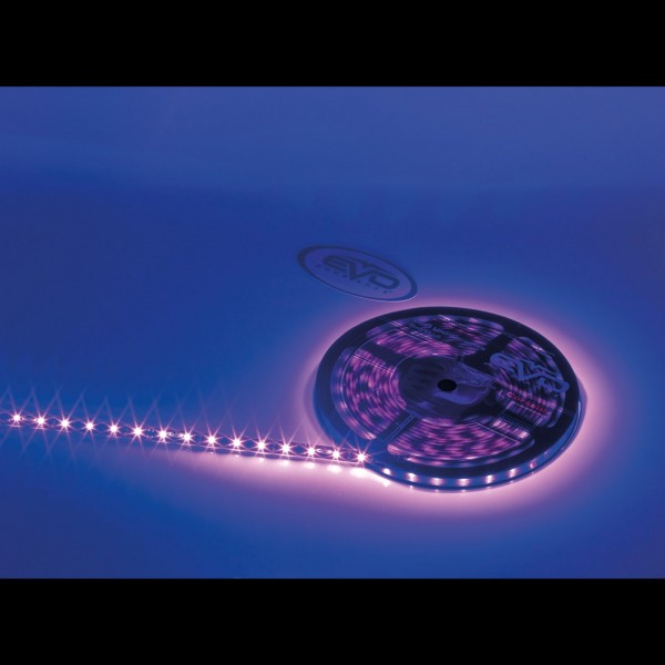 Tira LED Violeta 5M Impermeable EVO Formance IP67 | Iluminación Ambiental Profesional | Merkamas