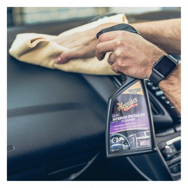 Meguiar's Quik Interior Detailer Limpiador Mate Salpicadero y Pantallas | Protección Rápida y Segura | Merkamas