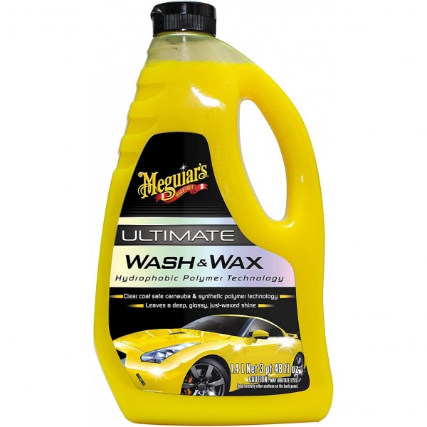 Meguiar's MG17748 Champú Coche con Cera | Brillo Intenso y Protección Duradera | Merkamas