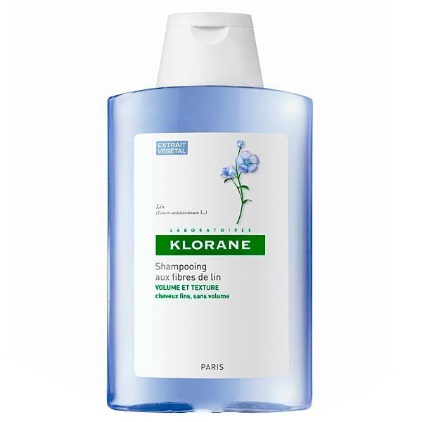 Klorane Champú Lino Volumen 400ml: Cabello Fino y Sin Cuerpo con Volumen Duradero | Merkamas