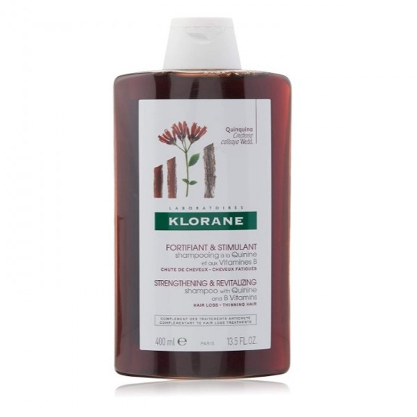 Klorane Champú Fortificante Quinina Edelweiss 400ml | Anticaída Cabello Desvitalizado | Merkamas