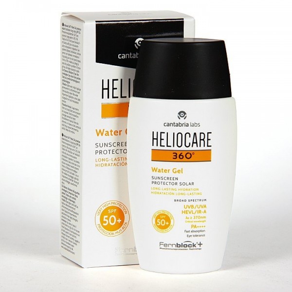 Heliocare 360 Water Gel SPF50 50ml | Protección Facial Alta y Cuidado Piel Tersa | Merkamas