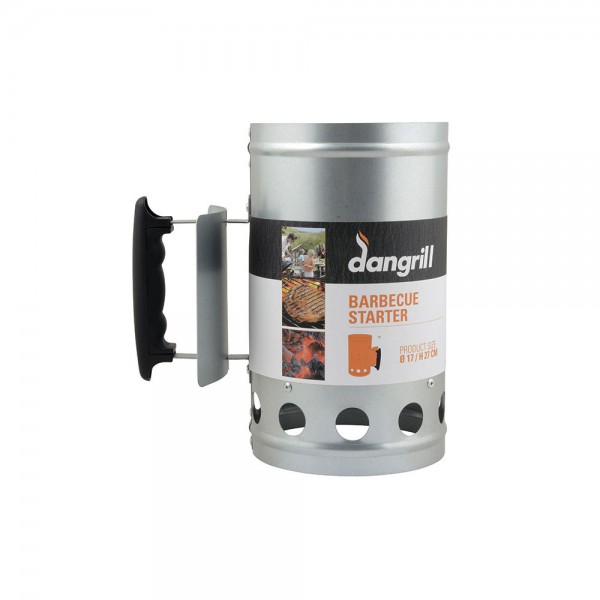 Arrancador Encendedor Carbón BBQ COLLECTION Ø17x27.5cm | Ignición Eficiente para Barbacoas | Merkamas