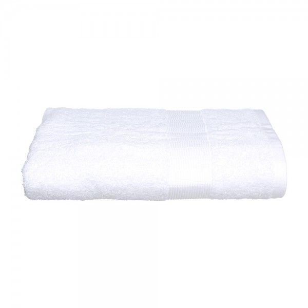 Toalla Rizo Blanco Algodón 450gr 100x150cm Atmosphera | Absorción y Suavidad Premium | Merkamas