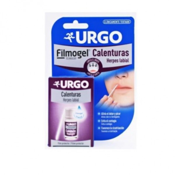 Urgo Calenturas Aposito Liquido 3ml | Tratamiento Herpes Labial Acción 2 en 1 | Merkamas