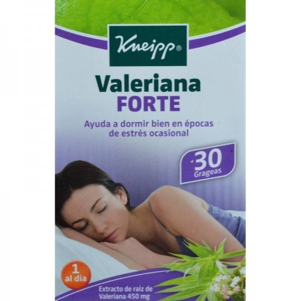Kneipp Valeriana Forte 30 Grageas: Ayuda Natural para el Sueño y la Relajación Profunda | Merkamas