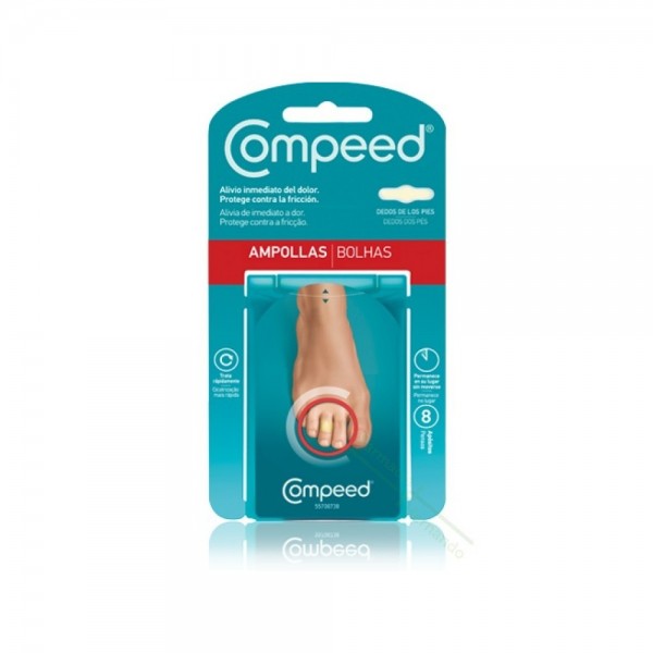 Compeed Ampollas Dedos Pies 8 Uds | Alivio Inmediato y Cicatrización Segura | Merkamas