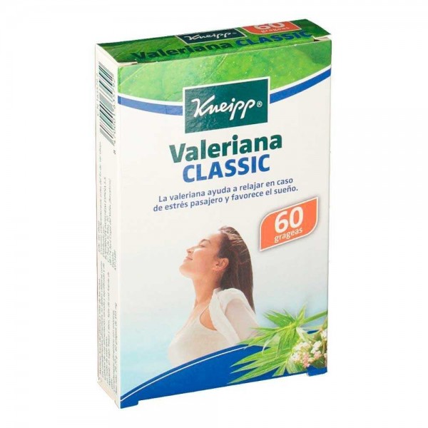 Kneipp Valeriana Classic 60 Grageas | Ayuda Natural para el Estrés y el Sueño | Merkamas