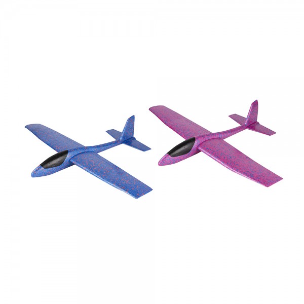 Avión Planeador Porexpan Gigante 84cm Colores Surtidos EDDY TOYS | Máxima Diversión al Aire Libre | Merkamas