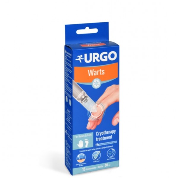 Urgo Verrugas Pies y Manos 38 ml Crioterapia Efectiva para Eliminación Rápida | Merkamas