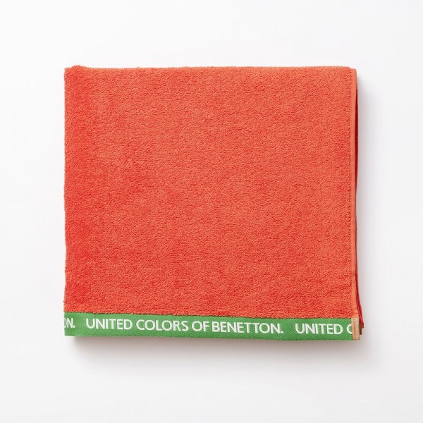 Ult. unidades toalla de playa 160x90cm rojo benetton