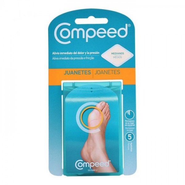 Compeed Apósitos para Juanetes 5 Unidades | Alivio Inmediato Presión y Roce | Merkamas