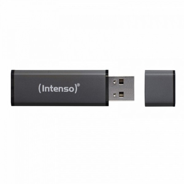 Intenso 3521481 Lápiz USB 2.0 Alu 32GB Antracita, Almacenamiento Rápido y Seguro | Merkamas