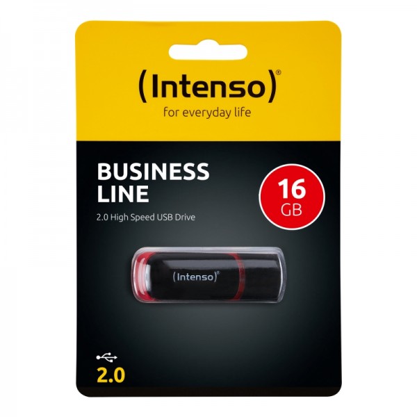 Intenso Business Line 3511470 Lápiz USB 2.0 16GB | Almacenamiento Profesional y Fiable para Profesionales | Merkamas