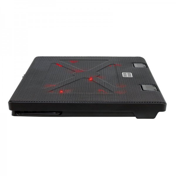 Base Refrigeradora Portátil Gaming Mars Gaming MNBC2 | Refrigeración Extrema 17.3" con 5 Ventiladores Silenciosos | Merkamas