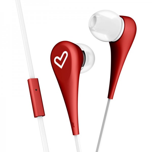 Auriculares Intrauditivos Energy Sistem Style 1 Rojo con MicrÃ³fono y Cable Antienredos | Merkamas