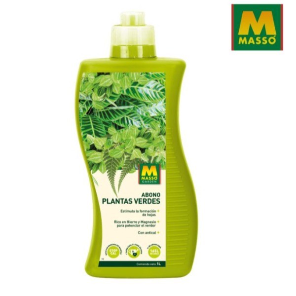 Pack 2 Abonos Líquidos Plantas Verdes Massó - Máxima Vitalidad Foliar | Merkamas