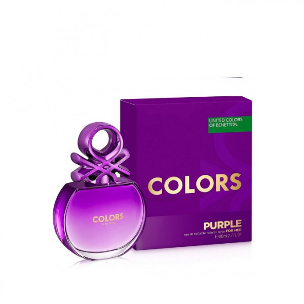 Benetton colors purple eau de toilette 80ml vaporizador