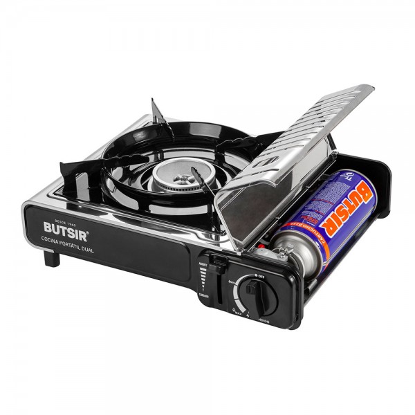 Cocina Portátil Butsir MS-2000 Dual Certificada UE - Máxima Seguridad y Portabilidad para tus Aventuras | Merkamas