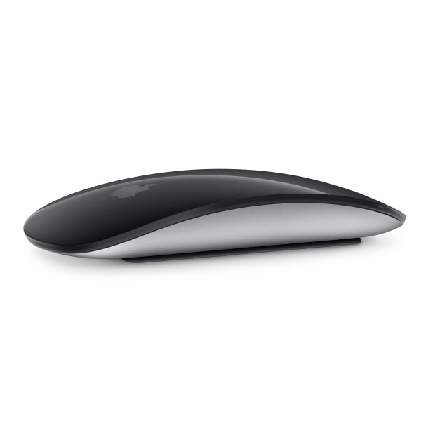 Apple magic mouse / superficie multi‑touch negra / ratón inalámbrico y recargable
