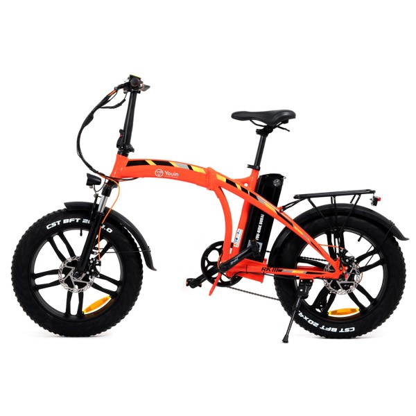 Youin you-ride dubai orange / bicicleta eléctrica fat plegable