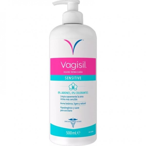 Vagisil Higiene Íntima Diaria Sensitive 500 ml | Cuidado Delicado y Protección pH | Merkamas