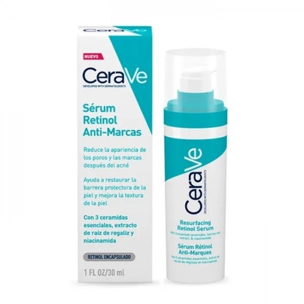 CeraVe Sérum Retinol Resurfacing 30ml | Piel Suave y Luminosa | Merkamas