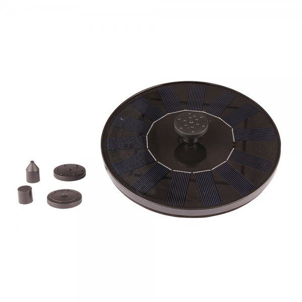 Fuente Solar Jardín Plástico LUMINEO Ø16cm Efecto Movimiento | Relax Acuático Exterior | Merkamas