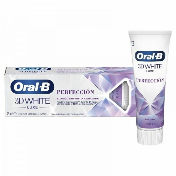 Pasta Dientes Oral-B 3D White Luxe Protectora Esmalte | Blanqueamiento 3D y Defensa Anti-Manchas | Merkamas