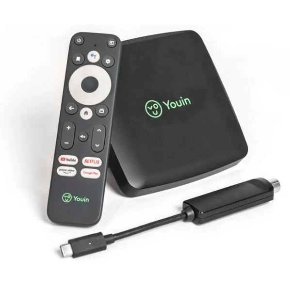 Youin you-box 4k / smart tv box android tv con tdt