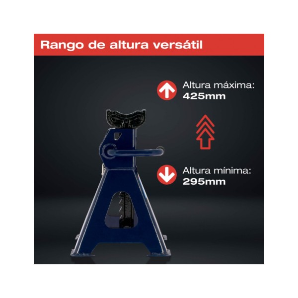 Caballetes Reforzados 3 Toneladas Sumex | Soporte Seguro y Estable para Vehículos | Merkamas