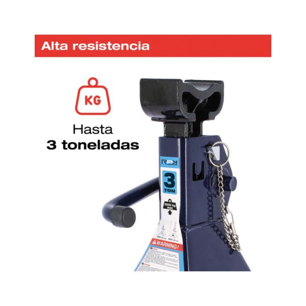 Caballetes Reforzados 3 Toneladas Sumex | Soporte Seguro y Estable para Vehículos | Merkamas