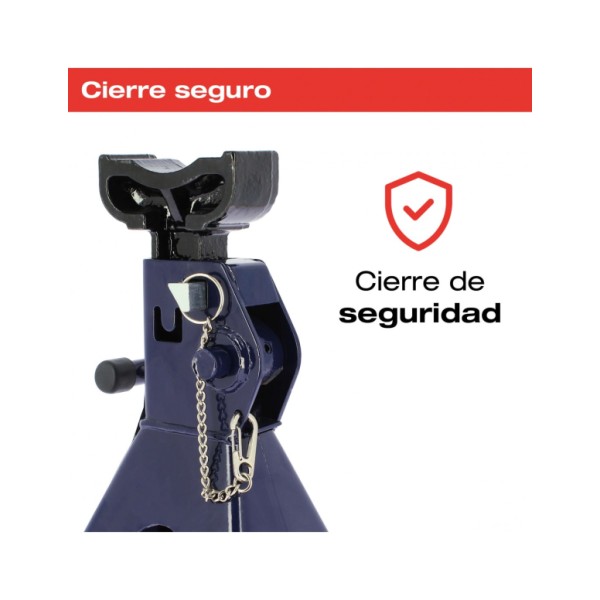 Caballetes Reforzados 3 Toneladas Sumex | Soporte Seguro y Estable para Vehículos | Merkamas