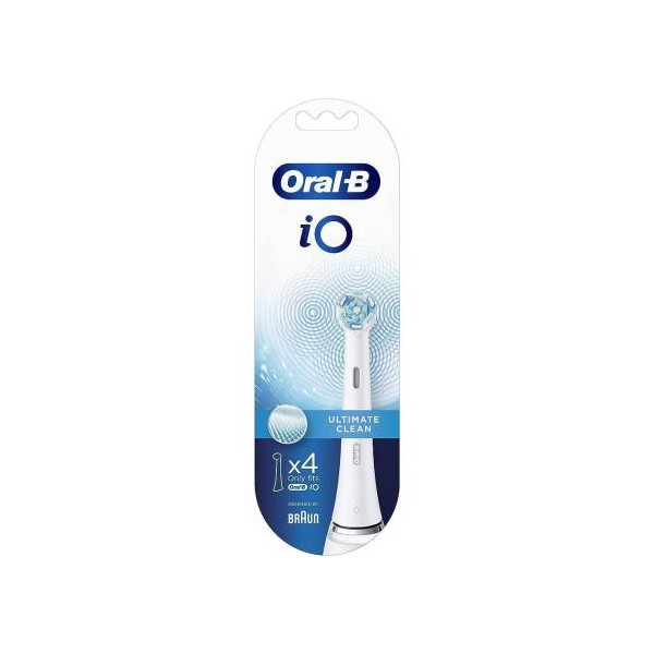 Recambios Cepillo Eléctrico Oral-B iO Ultimate Clean 4 Unidades | Máxima Limpieza Profunda | Merkamas
