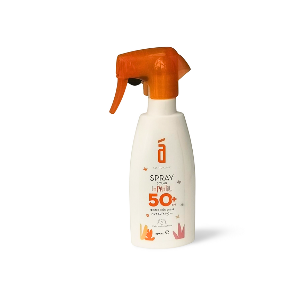 Spray Solar Infantil SPF50+ Acento Clinic | Protección Alta y Rápida Absorción para Pieles Sensibles | Merkamas