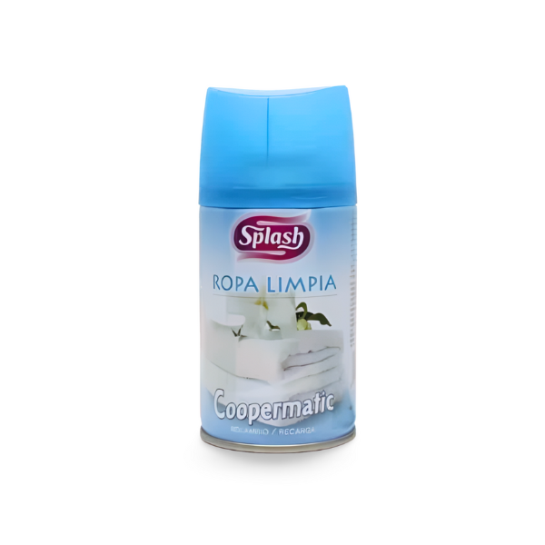 Coopermatic Splash Ambientador Ropa Limpia Milano 250ml | Aroma Duradero y Frescura Intensa | Merkamas