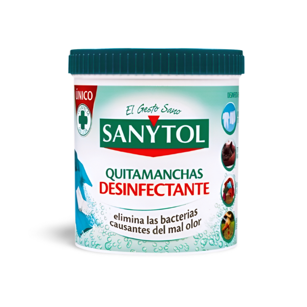 Sanytol Desinfectante Quitamanchas Polvo 450g | Higiene Profunda Ropa Bebé | Merkamas