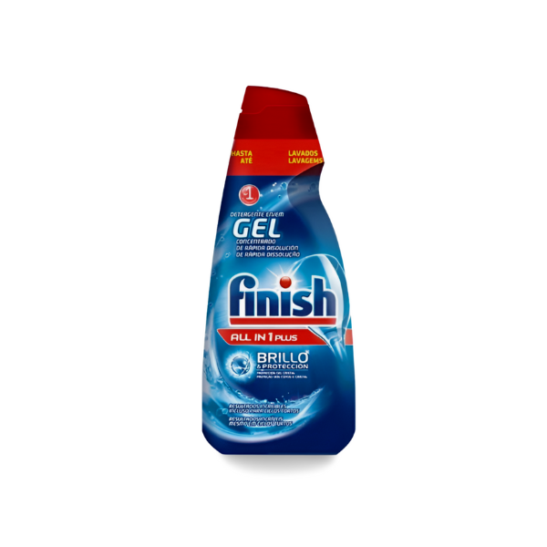 Finish Gel All in One Plus Brillo y Protección 35 Lavados | Anticorrosión y Brillo Duradero | Merkamas