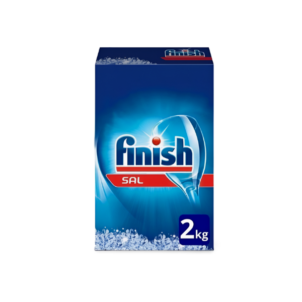 Sal Especial Lavavajillas Finish 2kg | Máxima Protección Antical y Brillo Impecable | Merkamas