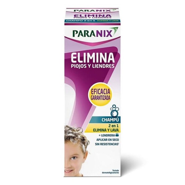 Paranix Champú Piojos y Liendres 200ml: Tratamiento Rápido y Seguro para Niños y Adultos | Perrigo España | Merkamas