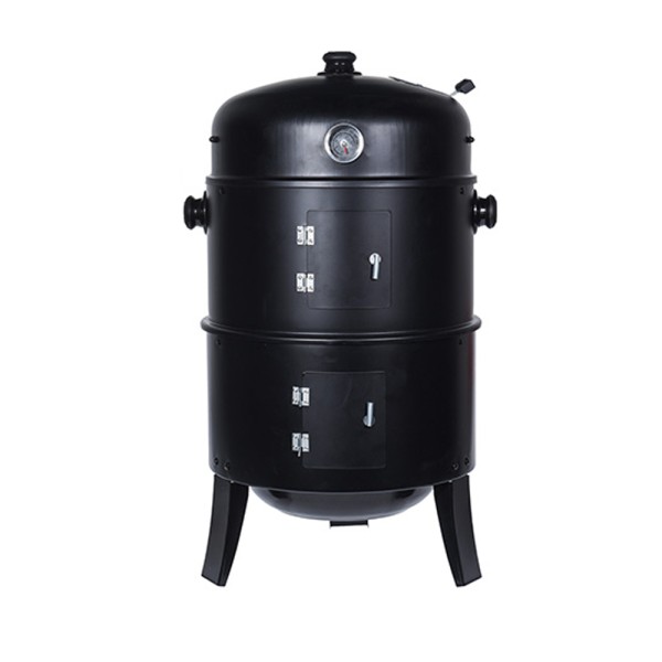 Barbacoa Barril Negra Ahumar BBQ Collection | Cocina, Asa y Ahuma con Control Preciso | Merkamas