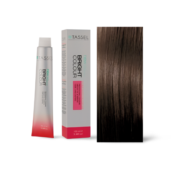 Tinte Tassel Bright Colours 5.1 Castaño Claro Permanente | Cobertura Total y Brillo Duradero | Merkamas