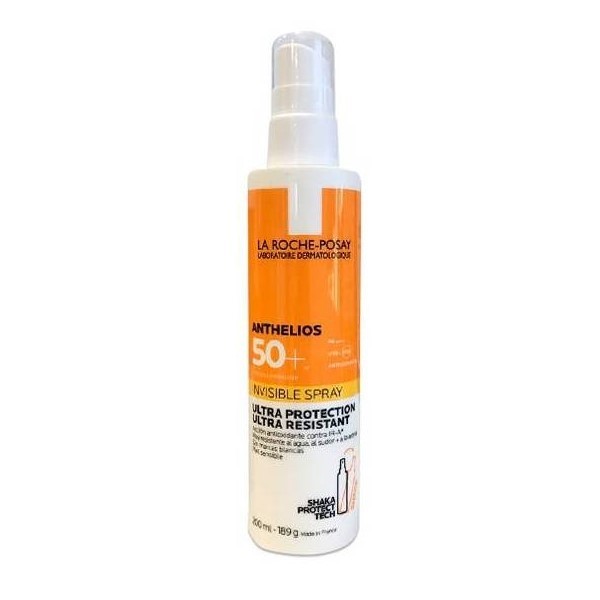 Anthelios Spray Invisible SPF50+ 200ml La Roche Posay | Protección Solar Muy Alta Piel Sensible | Merkamas